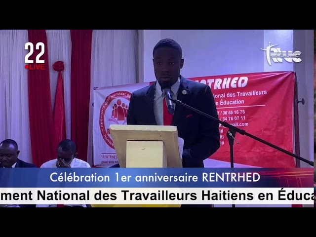 Société : Le Regroupement National des Travailleurs Haitiens en Éducation (RENTRHED) a honoré…