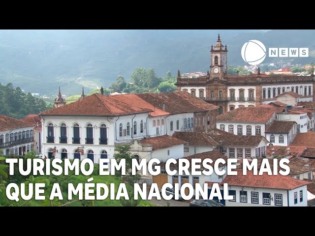 Turismo em Minas Gerais cresce mais que a média nacional