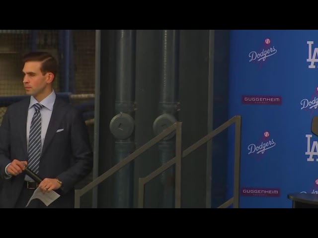 Live: Dodgers formally welcome pitcher Yoshinobu Yamamoto