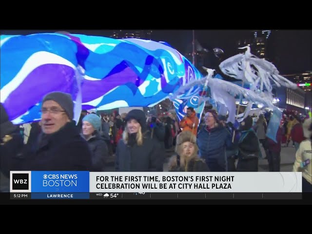 First Night Boston preparations underway as festivities move to City Hall Plaza