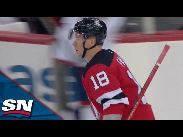 Devils' Ondrej Palat Snipes It Short Side Off A Nifty Drop Pass From Erik Haula