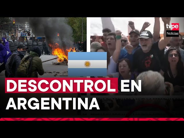 Argentina: ciudadanos protestan en rechazo a nuevas reformas económicas