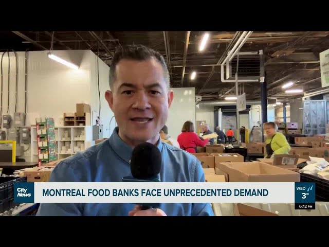 Montreal food banks facing record demand