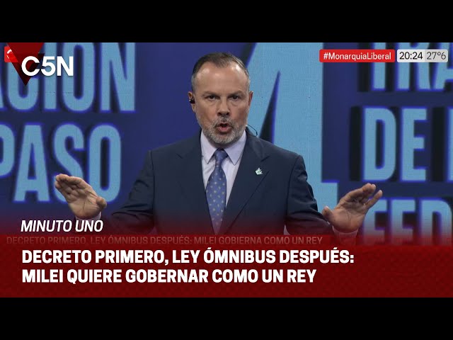 Los PRINCIPALES PUNTOS de la "LEY ÓMNIBUS" que MILEI envió al CONGRESO