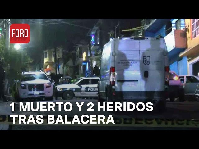 Balacera en Iztapalapa deja un muerto y dos heridos - En Una Hora