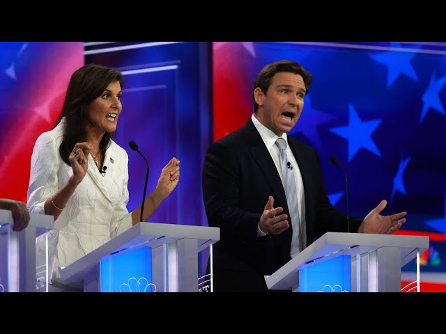 Ron DeSantis and Nikki Haley jostling as ‘alternative’ to Trump