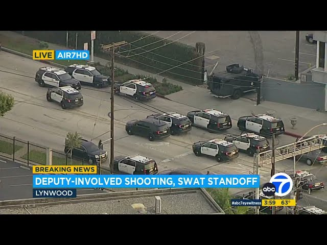 Lynwood standoff: Man reportedly armed surrounded after deputies open fire