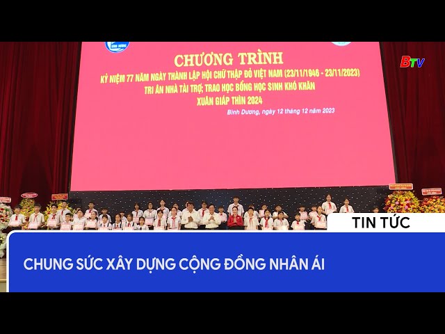 Chung sức xây dựng cộng đồng nhân ái