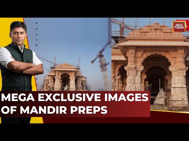 First Visuals Of Ram Temple Complex As Ayodhya All Set For Big Inauguration | Ground Report