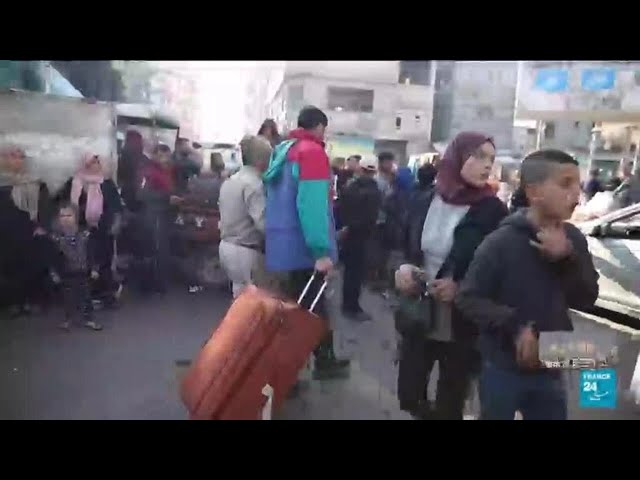 Plusieurs camps de réfugiés palestiniens bombardés à Gaza • FRANCE 24