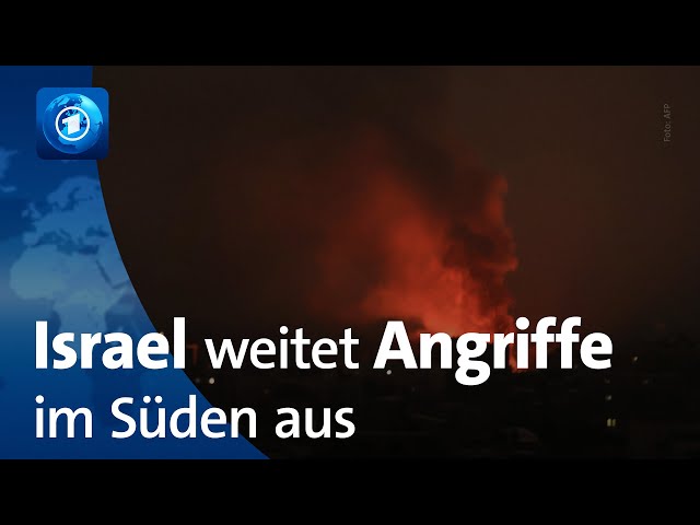 Südlicher Gazastreifen: Israel verstärkt seine Angriffe