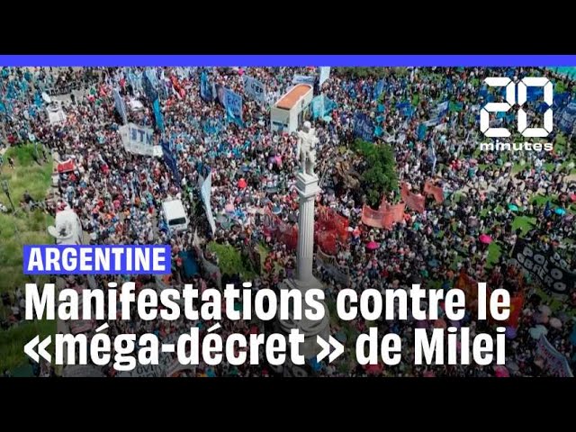 Argentine: Des manifestation contre le « méga-décret » dérégulateur de Milei