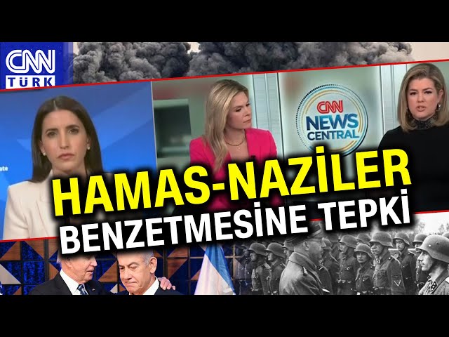 İsrailli Sözcü Filistinlileri Nazilere Benzetti, CNN Sunucusundan Sert Tepki Geldi! #Haber