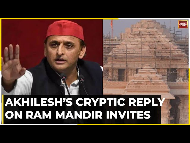 Akhilesh Yadav Mum On His Visit To Ram Mandir Inauguration: 'No One Can Go Without The Will Of 