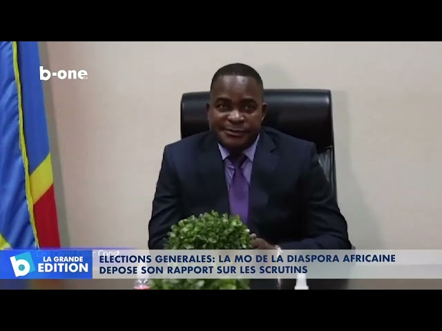 Élections générales : La Mission d’observation de la diaspora africaine dépose son rapport