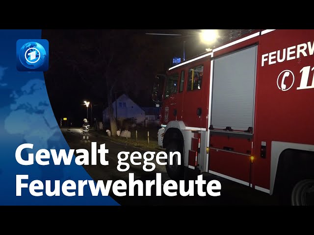 ⁣Umfrage unter Ehrenamtlichen: Hälfte der Feuerwehrleute beklagt Angriffe