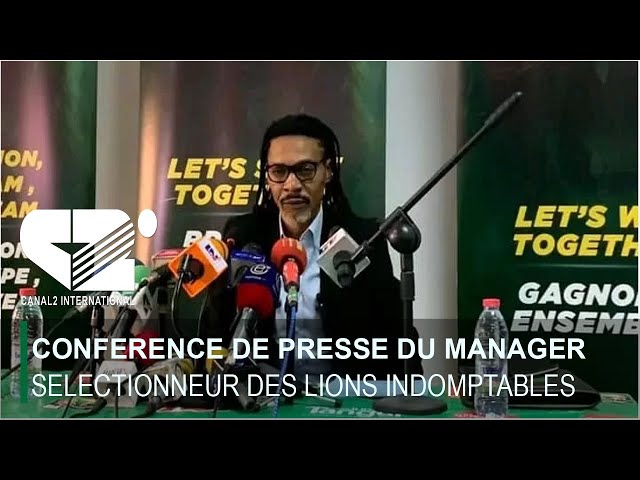 [CONFERENCE DE PRESSE DE RIGOBERT SONG] : Listes des sélectionnés  du Cameroun pour la CAN 2023