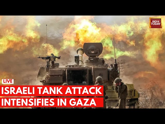 Israel Hamas War LIVE: Israeli Tanks Take On Hamas In Gaza | Israel Palestine | Israeli Tank Attack