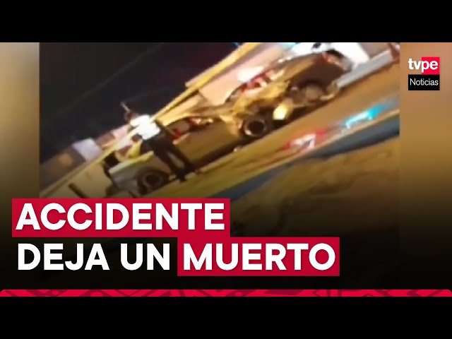 Accidente en Antigua Panamericana Sur deja un persona fallecida y varios heridos