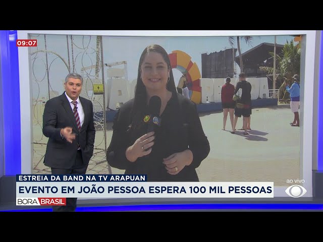 Band na TV estreia afiliada na Paraíba, a TV Arapuan