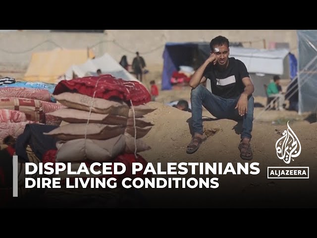 Displaced Palestinians in despair: Families suffer from hunger and cold