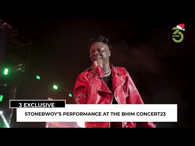 STONEBWOY'S FULL PERF AT BHIM CONCERT