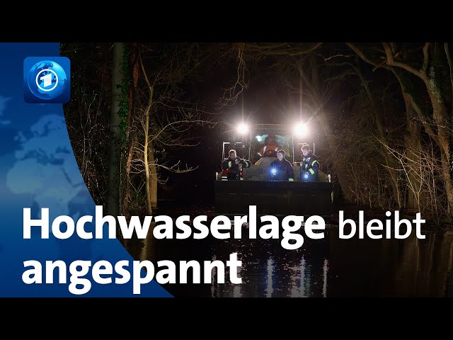 Hochwasserlage in Teilen Deutschlands weiterhin angespannt