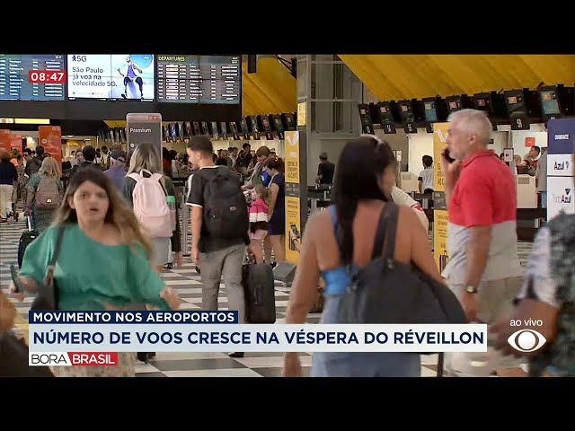 Aeroportos: número de voos cresce na véspera do Réveillon