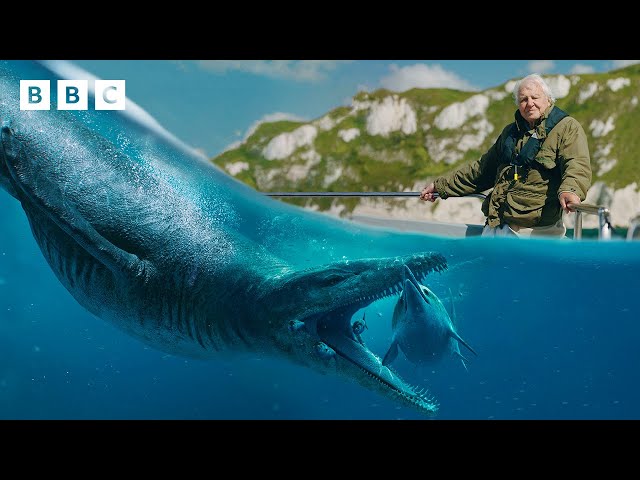 ⁣Uncovering the secrets of the TERRIFYING pliosaur  | Attenborough and the Giant Sea Monster - BBC