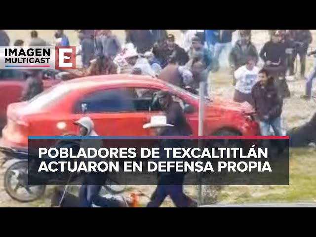 Pobladores de Texcaltitlán actuaron en legítima defensa: Fiscalía del Edomex