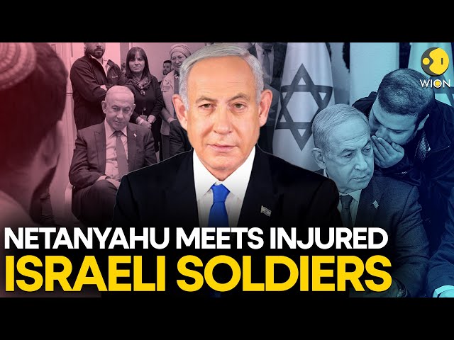 Israel-Hamas war: Israeli PM Netanyahu visits injured soldiers at Jerusalem hospital | WION