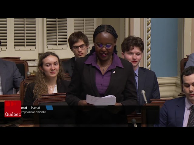 L'Assemblée nationale du Québec fourmille de jeunes parlementaires