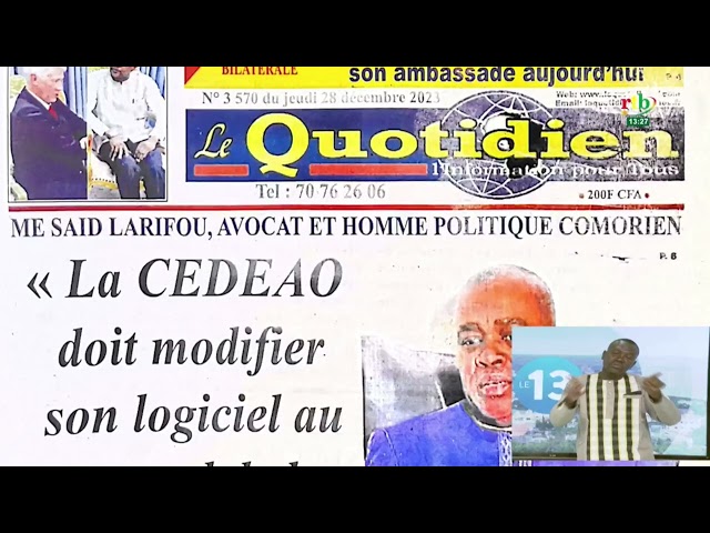 La revue de presse du jour revient sur l'actualité politique au pays de la téranga dominée par.