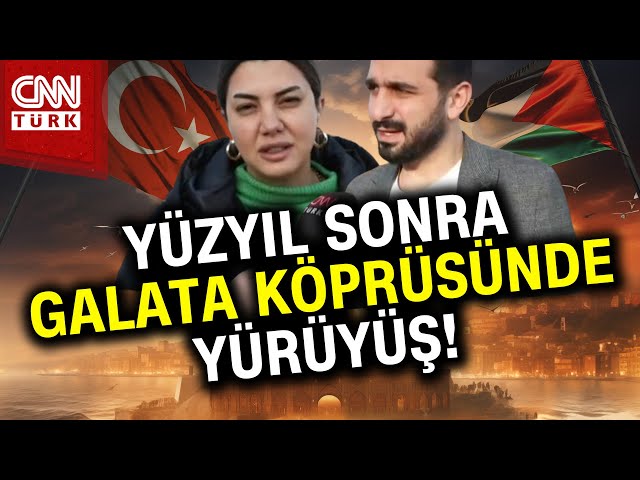 Şehitlerimiz ve Gazze İçin Yürüyüş! 1 Ocak Sabahı Binler Galata Köprüsü'ne Akın Edecek #Haber