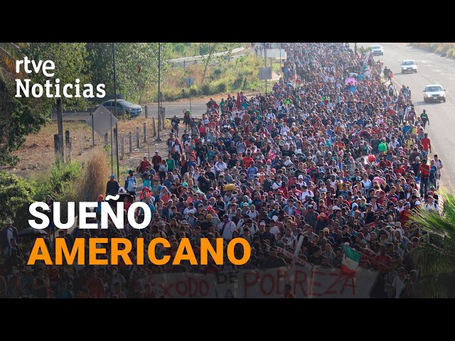 AVANZA hacia EE.UU. la CARAVANA de MIGRANTES de MÉXICO mientras WASHINGTON PIDE EXPLICACIONES | RTVE