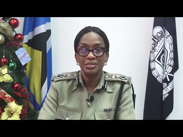 POLICE COMMISSIONER URGES SAINT LUCIANS TO ENSURE A SAFE FESTIVE SEASON.(December 27th 2023)