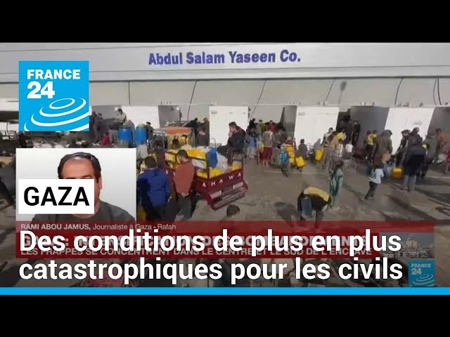 Gaza : des conditions de vie de plus en plus catastrophiques pour les civils • FRANCE 24