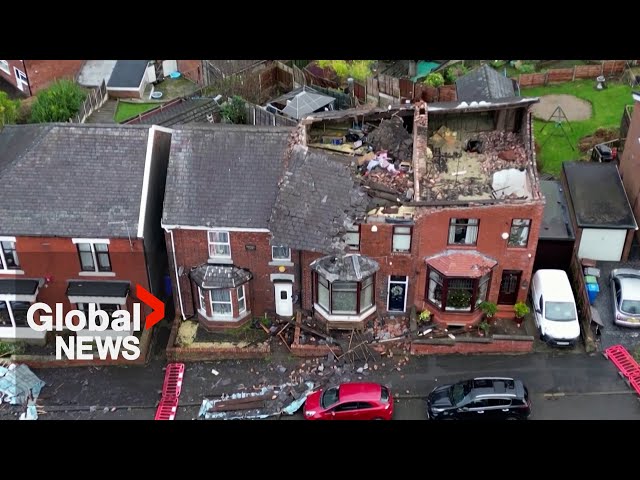 Storm Gerrit hits UK, causing travel disruption and damaging houses