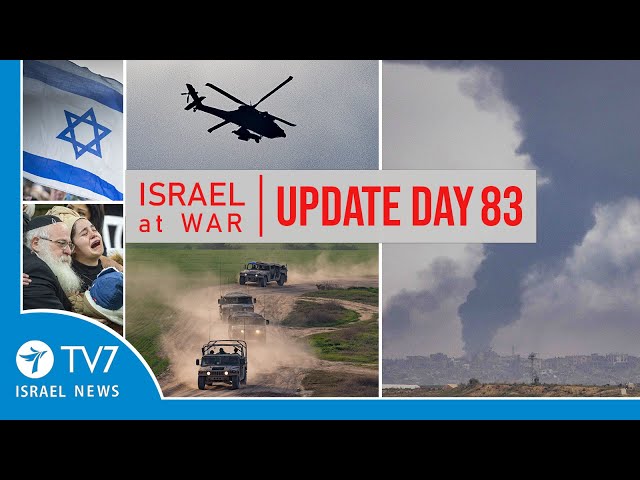 TV7 Israel News - Sword of Iron, Israel at War - Day 83 - UPDATE 28.12.23