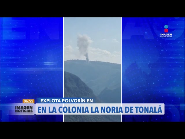 Explota polvorín en La Noria, Tonalá