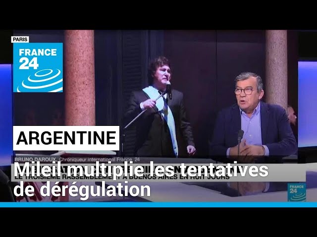 Argentine : à peine au pouvoir, Javier Mileil multiplie les tentatives de dérégulation de l'éco