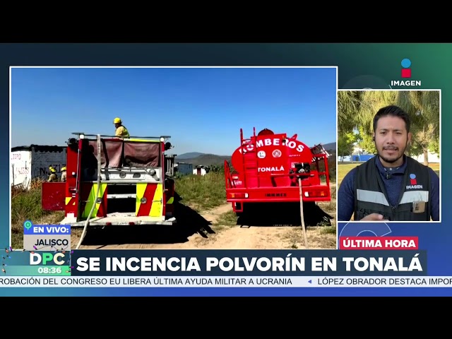 Polvorín se incendia y explota en Tonalá, Jalisco