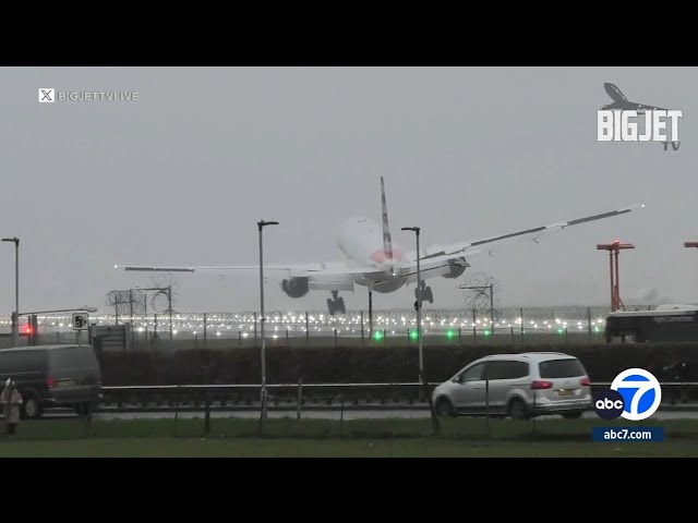 American Airlines flight from LAX makes wild landing