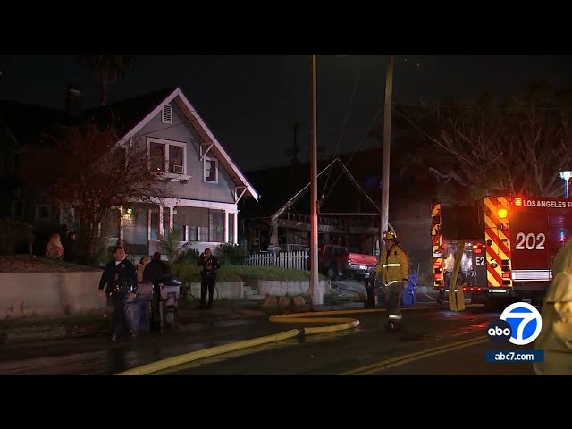 1 dead, 2 critically injured after Boyle Heights house fire