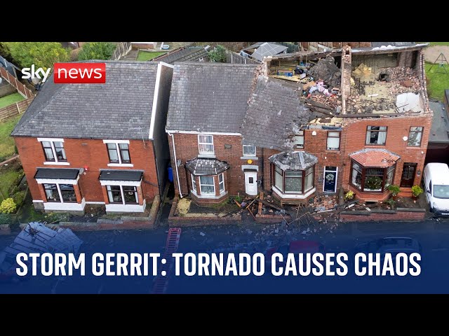 Storm Gerrit: Tornado throws hundreds of lives 'into chaos'