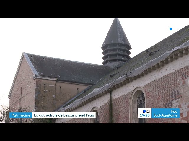 Béarn : la cathédrale de Lescar prend l'eau