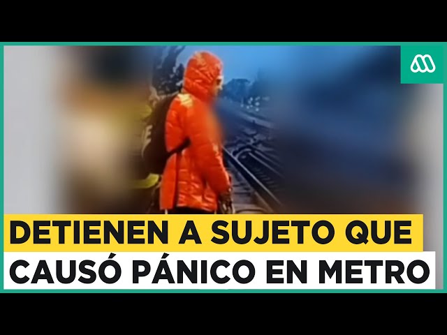 Detienen a sujeto por fingir tener un arma y elemento explosivo al interior del Metro