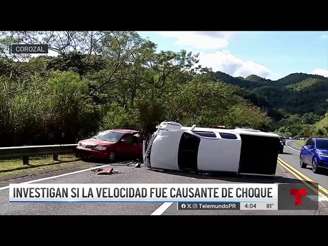 Mujer resulta herida en aparatoso accidente en desvío de Corozal