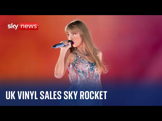 UK vinyl sales at highest level since 1990 - as Taylor Swift leads the way