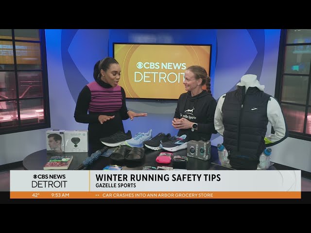 Winter running safety tips with Gazelle Sports